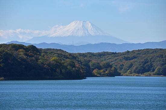 狭山湖から