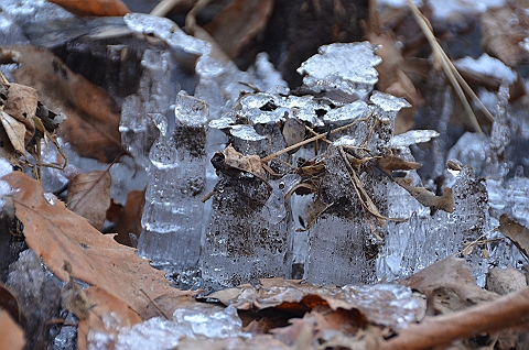 7段の氷柱に成長