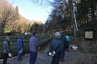 山神さまに安全祈願
